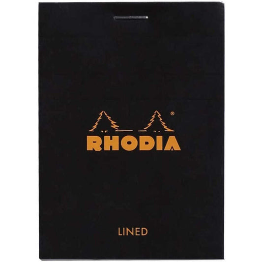 Rhodia Basics No.11 Çizgili Bloknot 80gr A7(74x105mm) 80 Yaprak Siyah Kapak