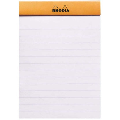 Rhodia Basics No.12 Çizgili Bloknot 80gr 85x120mm 80 Yaprak Turuncu Kapak