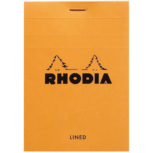 Rhodia Basics No.12 Çizgili Bloknot 80gr 85x120mm 80 Yaprak Turuncu Kapak