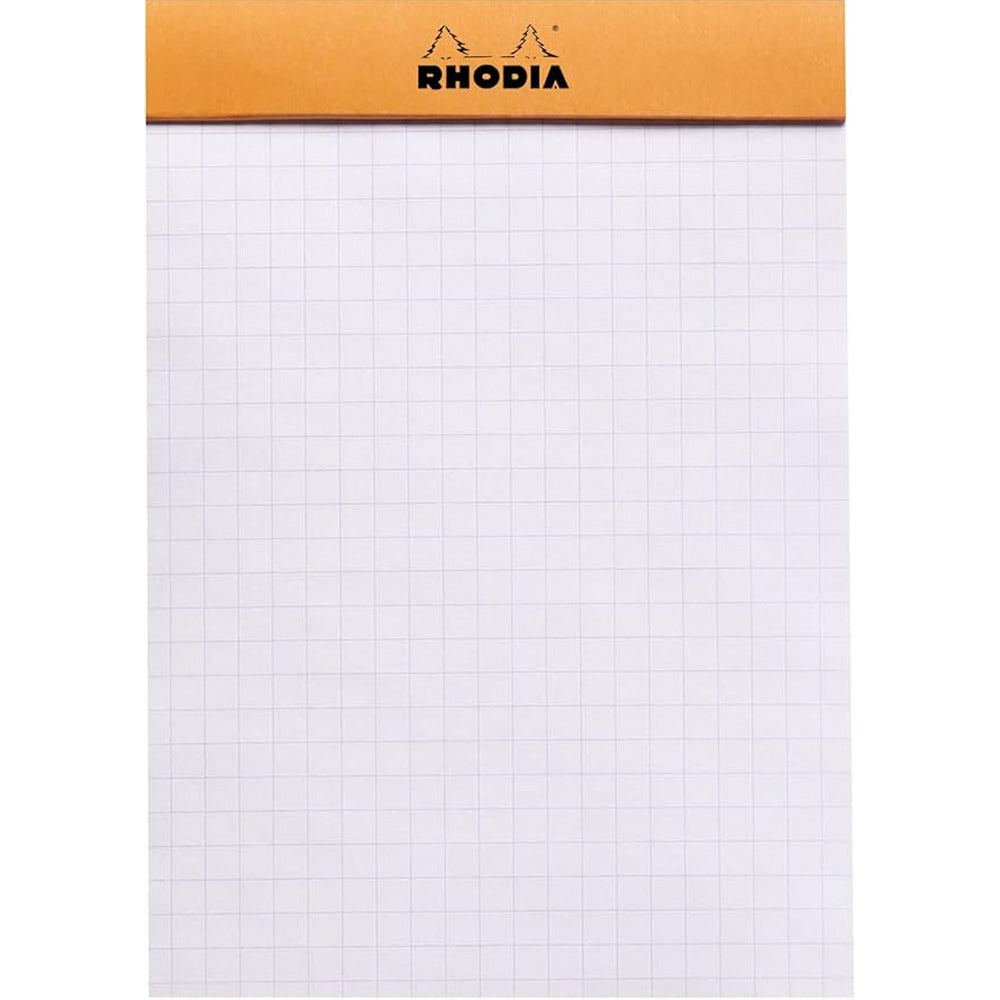 Rhodia Basics No.13 Kareli Bloknot 80gr A6(105x148mm) 80 Yaprak Turuncu Kapak