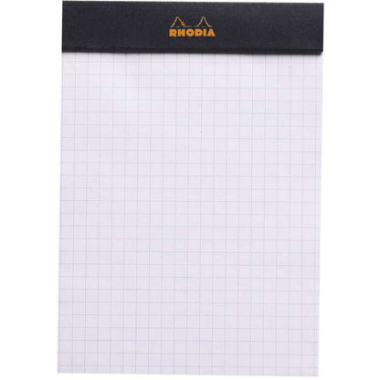 Rhodia Basics No.13 Kareli Bloknot 80gr A6(105x148cmm) 80 Yaprak Siyah Kapak