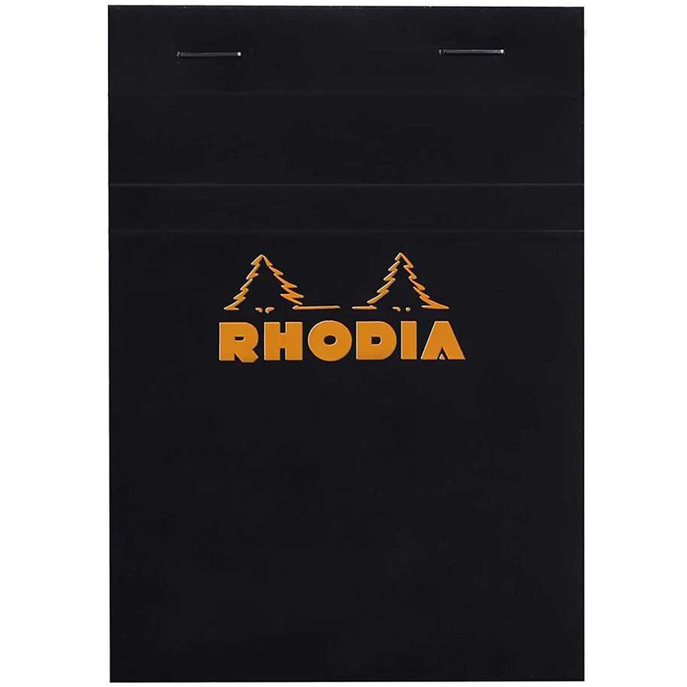 Rhodia Basics No.13 Kareli Bloknot 80gr A6(105x148cmm) 80 Yaprak Siyah Kapak