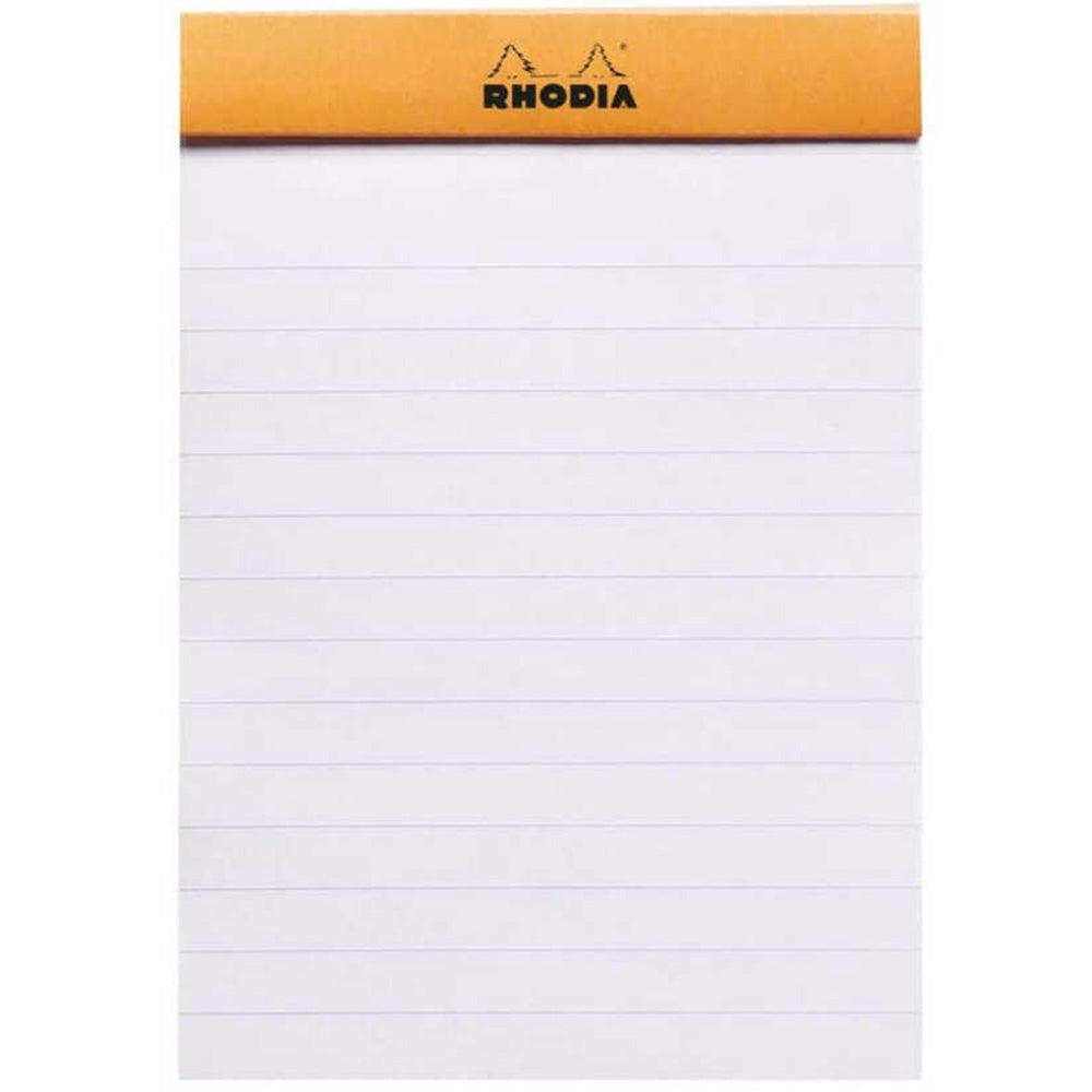 Rhodia Basics No.13 Çizgili Bloknot 80gr A6(105x148mm) 80 Yaprak Turuncu Kapak
