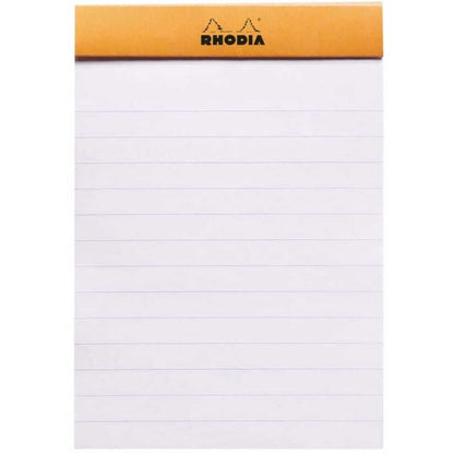 Rhodia Basics No.13 Çizgili Bloknot 80gr A6(105x148mm) 80 Yaprak Turuncu Kapak