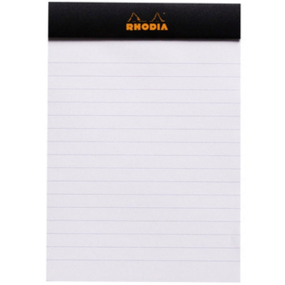 Rhodia Basics No.13 Çizgili Bloknot 80gr A6(105x148mm) 80 Yaprak Siyah Kapak