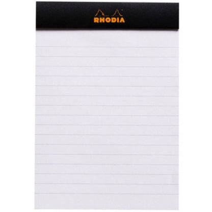 Rhodia Basics No.13 Çizgili Bloknot 80gr A6(105x148mm) 80 Yaprak Siyah Kapak