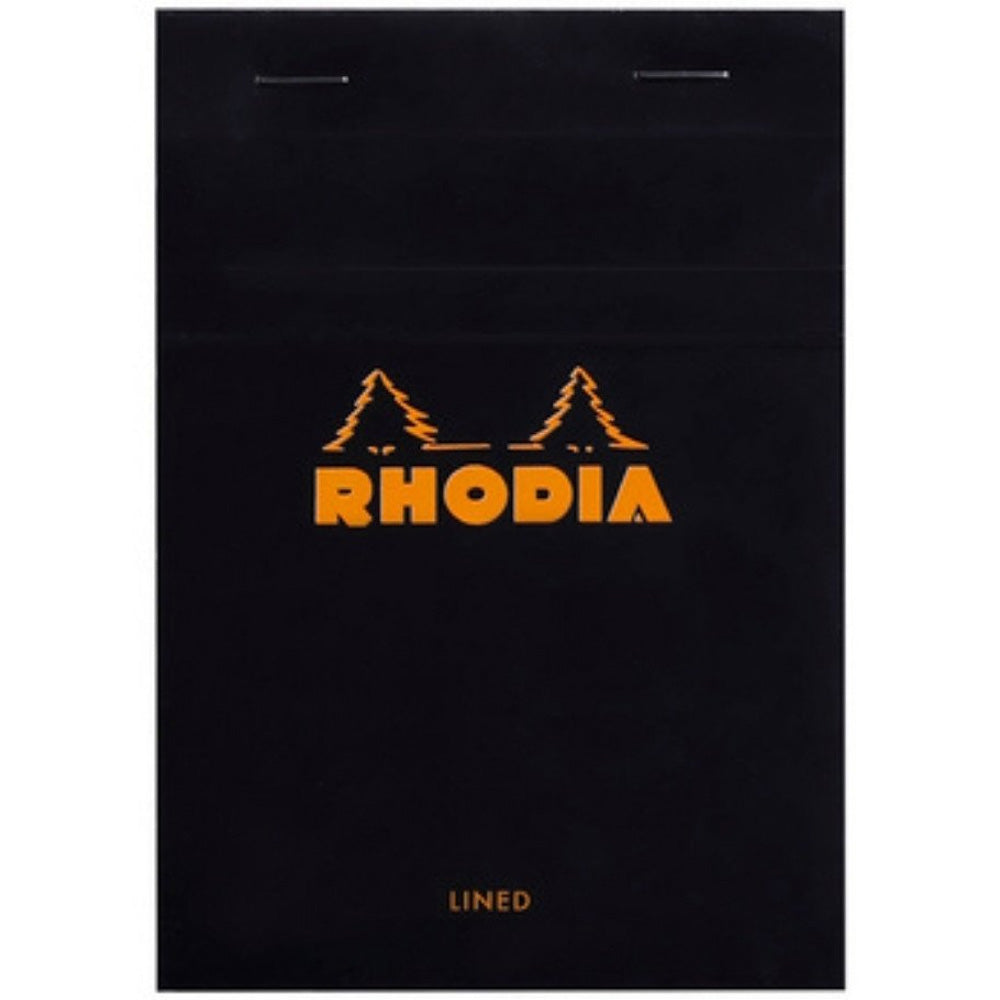 Rhodia Basics No.13 Çizgili Bloknot 80gr A6(105x148mm) 80 Yaprak Siyah Kapak