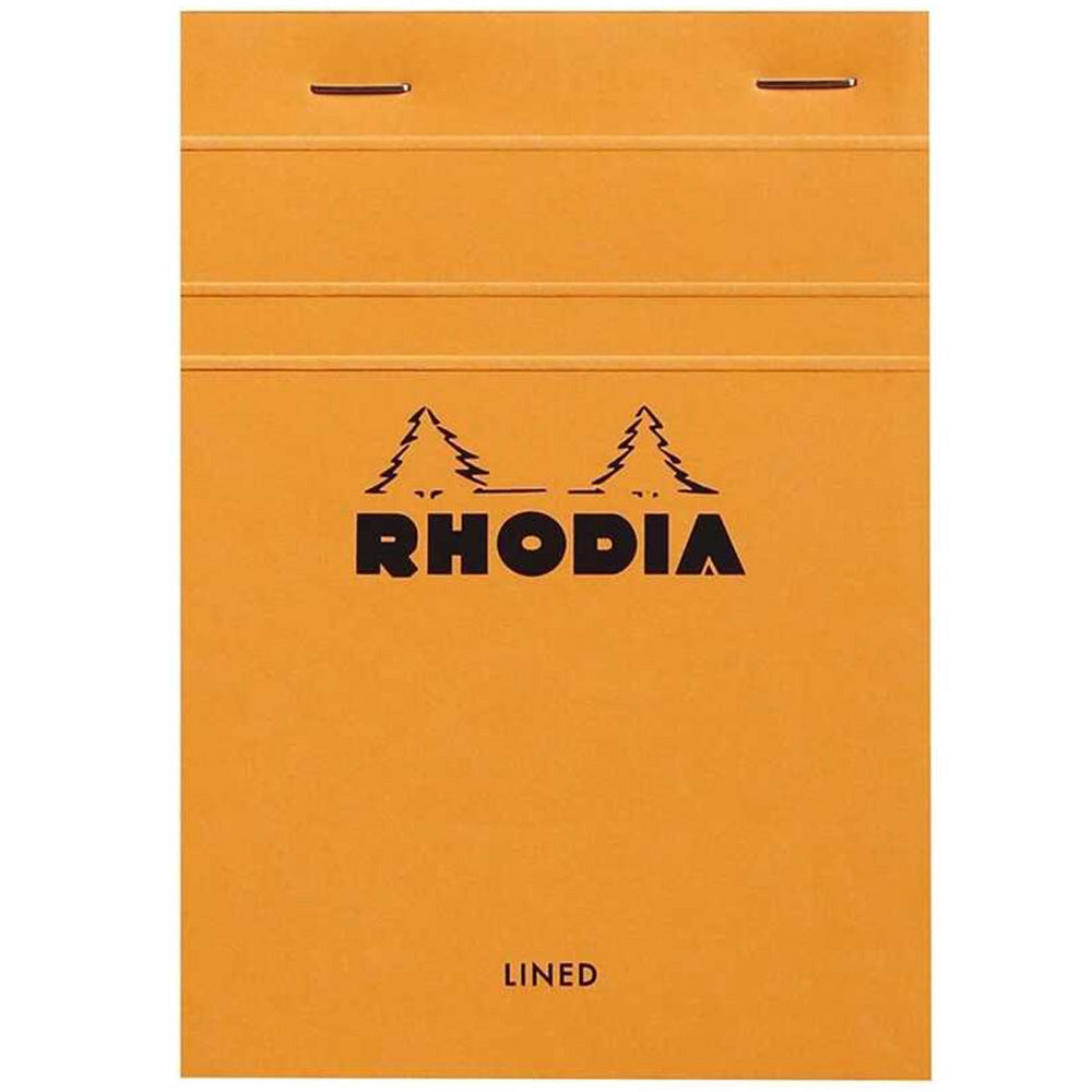 Rhodia Basics No.13 Çizgili Bloknot 80gr A6(105x148mm) 80 Yaprak Turuncu Kapak