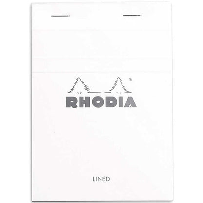 Rhodia Basics No.13 Çizgili Bloknot 80gr A6(105x148mm) 80 Yaprak Beyaz Kapak