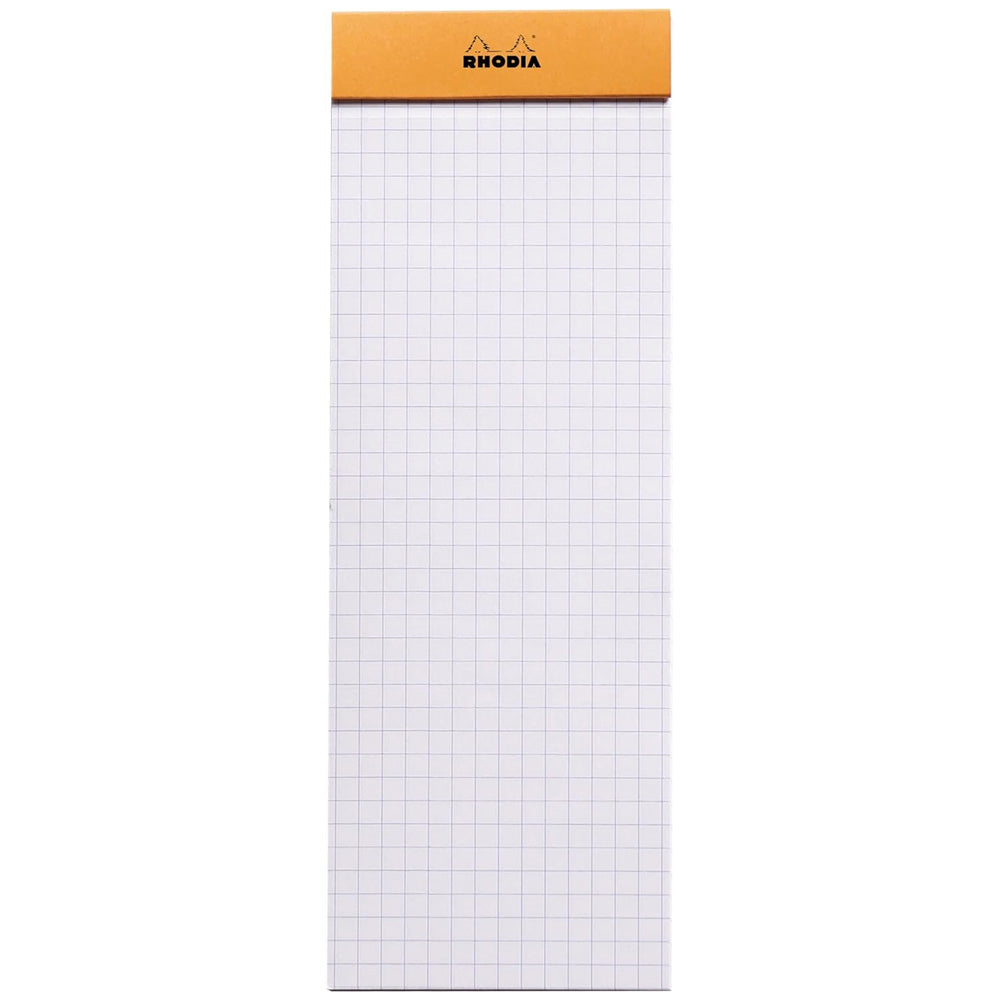 Rhodia Basics No.8 Kareli Bloknot 80gr 74x210mm 80 Yaprak Turuncu Kapak