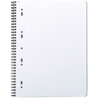 Rhodia Active Spiralli Notebook Kareli Defter 90gr A4+(225x297mm) 80 Yaprak Siyah Kapak