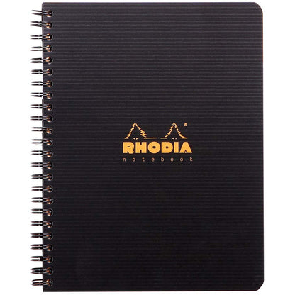 Rhodia Active Spiralli Notebook Kareli Defter 90gr A5+(160x210mm) 80 Yaprak Siyah Kapak