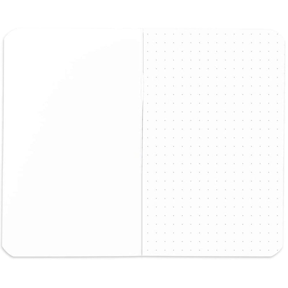 Rhodia Classic Yandan Tel Dikiş Dot Defter 80gr (75x120mm) 24 Yaprak Beyaz Kapak