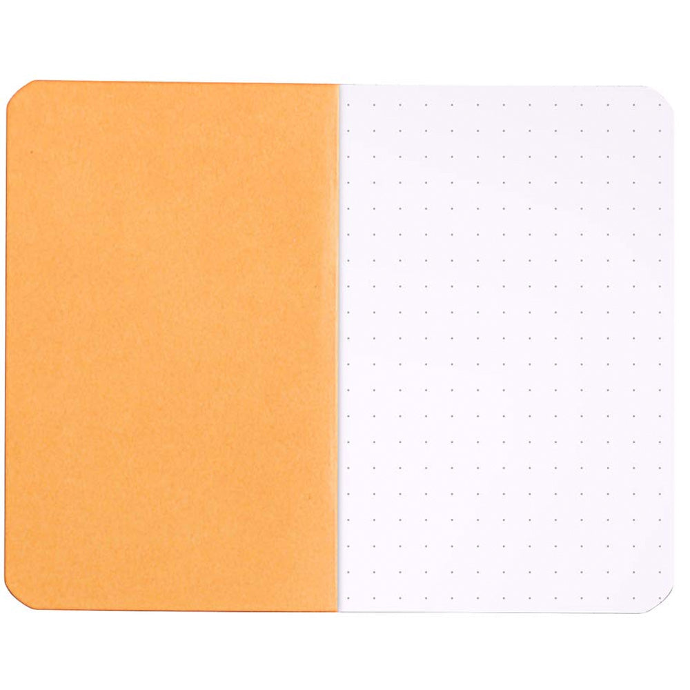 Rhodia Classic Yandan Tel Dikiş Dot Defter 80gr (75x120mm) 24 Yaprak Turuncu Kapak