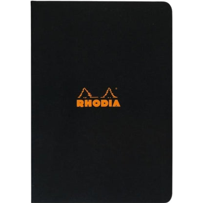 Rhodia Classic Yandan Tel Dikiş Kareli Defter 80gr A4(210x297mm) 48 Yaprak Siyah Kapak
