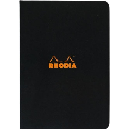 Rhodia Classic Yandan Tel Dikiş Kareli Defter 80gr A4(210x297mm) 48 Yaprak Siyah Kapak