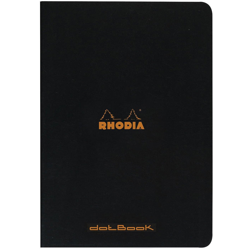 Rhodia Classic Yandan Tel Dikiş Dot Defter 80gr A4(210x297mm) 48 Yaprak Siyah Kapak