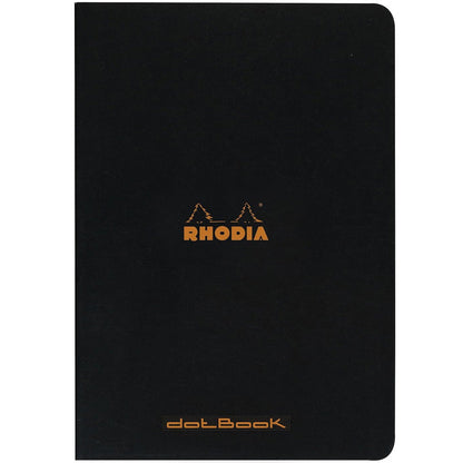 Rhodia Classic Yandan Tel Dikiş Dot Defter 80gr A4(210x297mm) 48 Yaprak Siyah Kapak