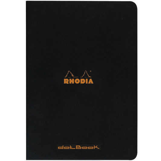 Rhodia Classic Yandan Tel Dikiş Dot Defter 80gr A4(210x297mm) 48 Yaprak Siyah Kapak