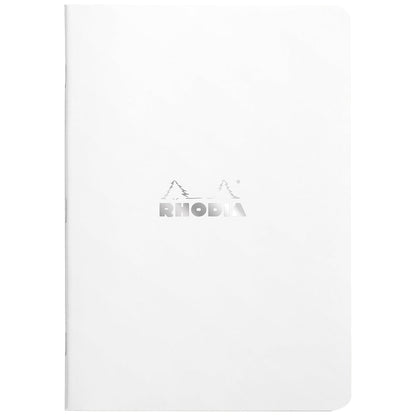 Rhodia Classic Yandan Tel Dikiş Kareli Defter 80gr A5(148x210mm) 48 Yaprak Beyaz Kapak