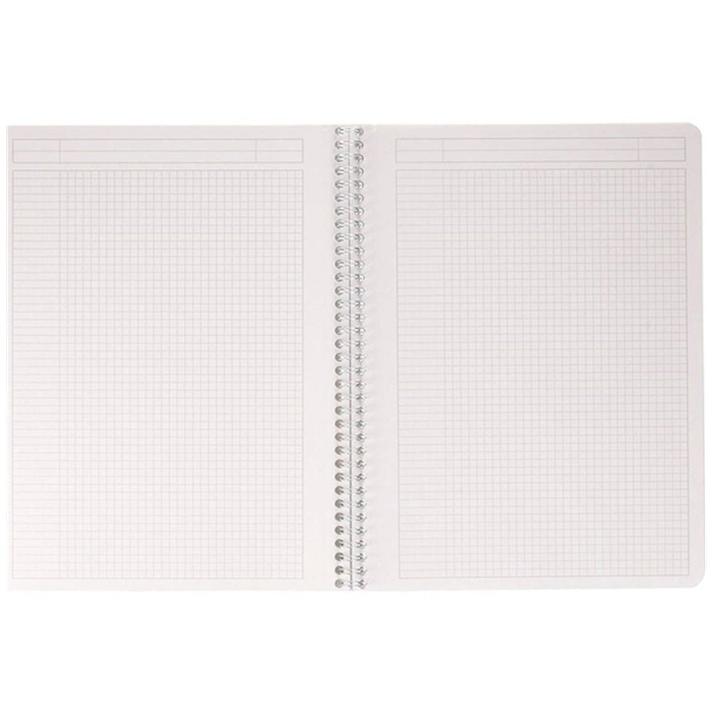 Rhodia Classic Yandan Spiralli Kareli Defter 80gr A4+(225x297mm) 80 Yaprak Beyaz Kapak