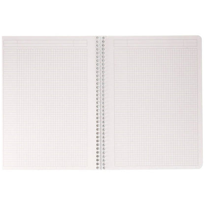 Rhodia Classic Yandan Spiralli Kareli Defter 80gr A4+(225x297mm) 80 Yaprak Beyaz Kapak