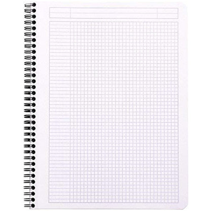 Rhodia Classic Yandan Spiralli Kareli Defter 80gr A4+(225x297mm) 80 Yaprak Siyah Kapak
