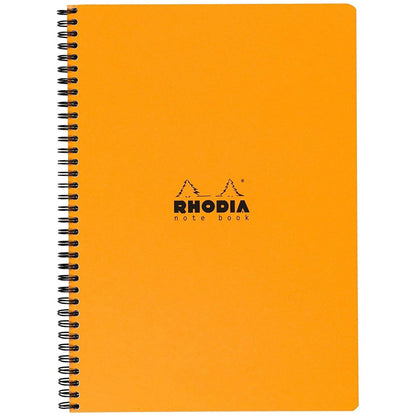 Rhodia Classic Yandan Spiralli Kareli Defter 80gr A4+(225x297mm) 80 Yaprak Siyah Kapak