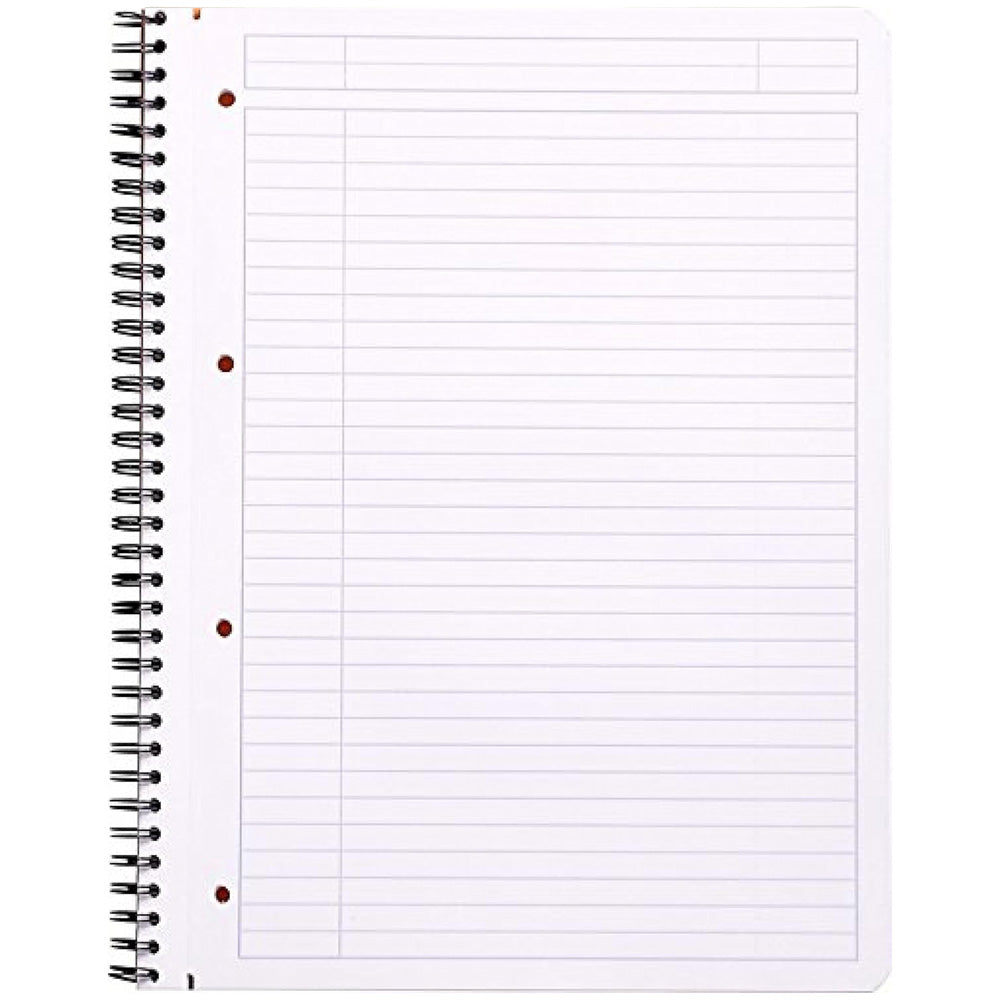 Rhodia Classic Yandan Spiralli Çizgili Defter 80gr A4+(225x297mm) 80 Yaprak Beyaz Kapak