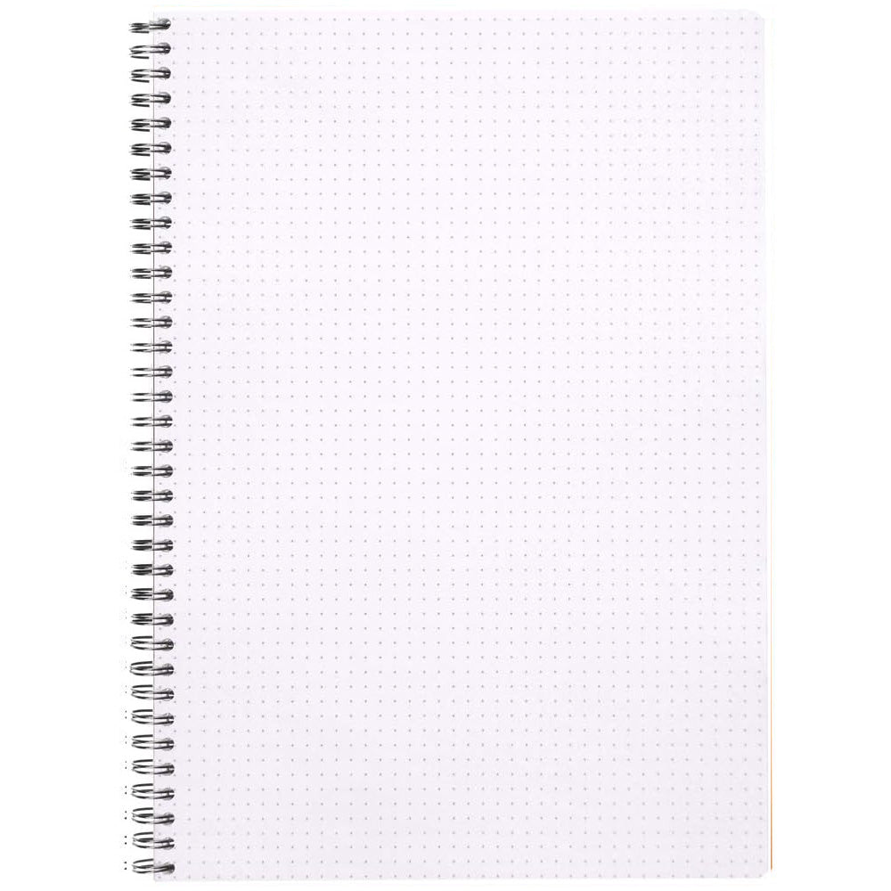 Rhodia Classic Yandan Spiralli Dot Defter 80gr A4+(225x297mm) 80 Yaprak Turuncu Kapak