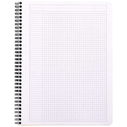 Rhodia Classic Yandan Spiralli Kareli Defter 80gr A5+(160x210mm) 80 Yaprak Siyah Kapak