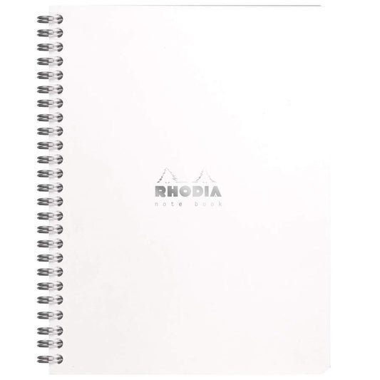 Rhodia Classic Yandan Spiralli Dot Defter 80gr A5+(160x210mm) 80 Yaprak Beyaz Kapak