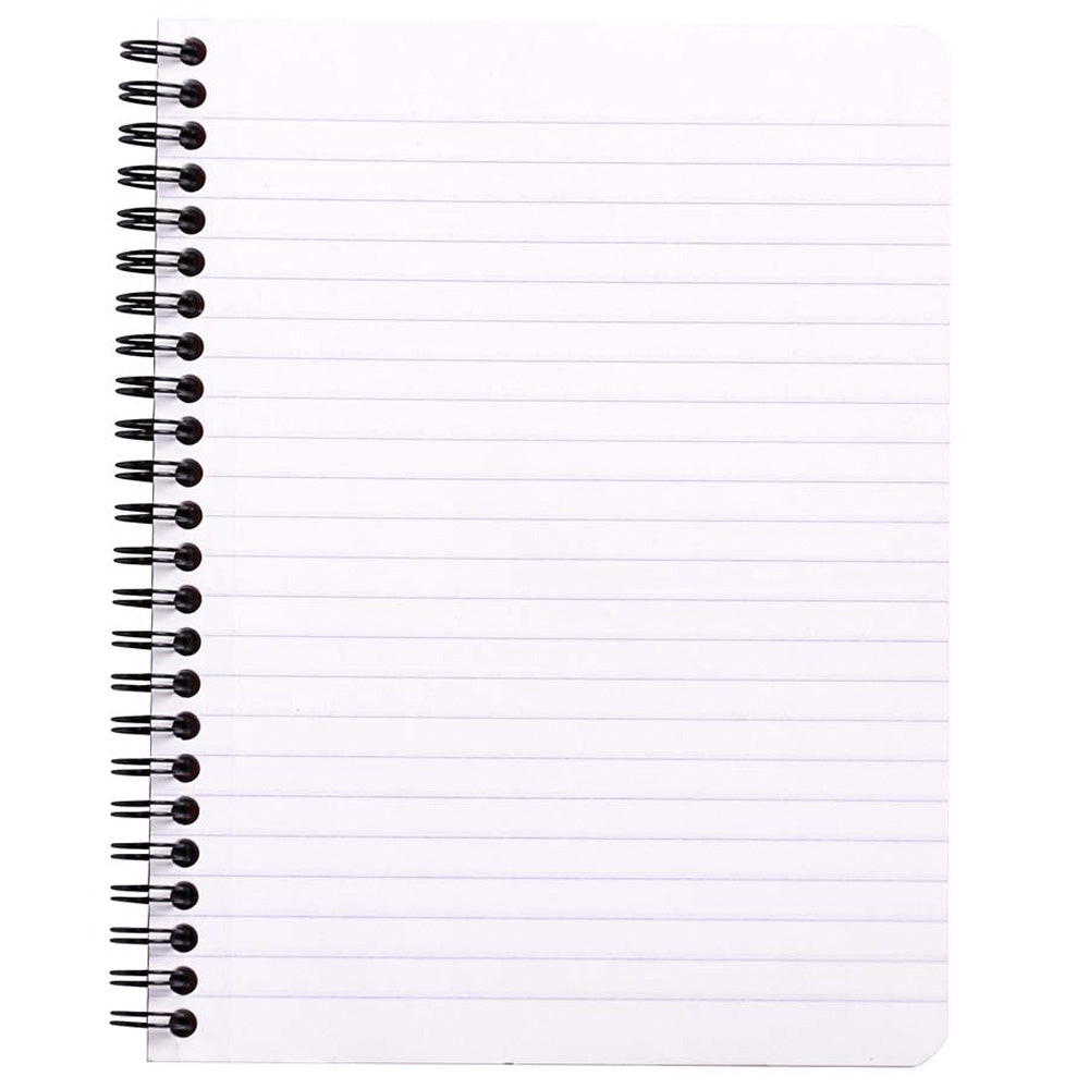 Rhodia Classic Yandan Spiralli Çizgili Defter 80grA5+(160x210mm) 80 Yaprak Beyaz Kapak