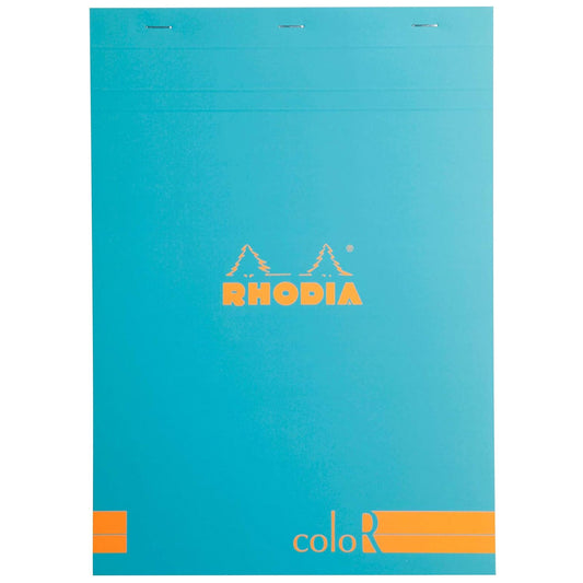 Rhodia Basics No.16 Çizgili Bloknot 90gr Ivory A5(148x210mm) 70 Yaprak Turquoise Blue