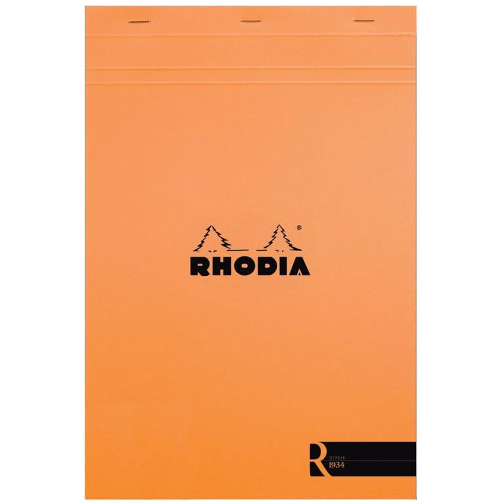Rhodia Basics No.18 Çizgisiz Bloknot 90gr A4(210x297mm) 70 Yaprak Turuncu Kapak
