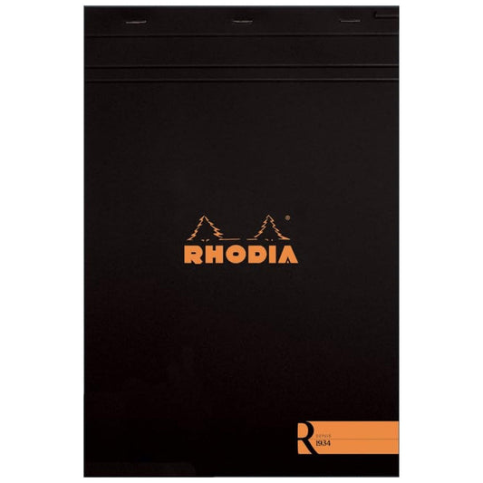 Rhodia Basics No.18 Çizgisiz Bloknot 90gr A4(210x297mm) 70 Yaprak Siyah Kapak