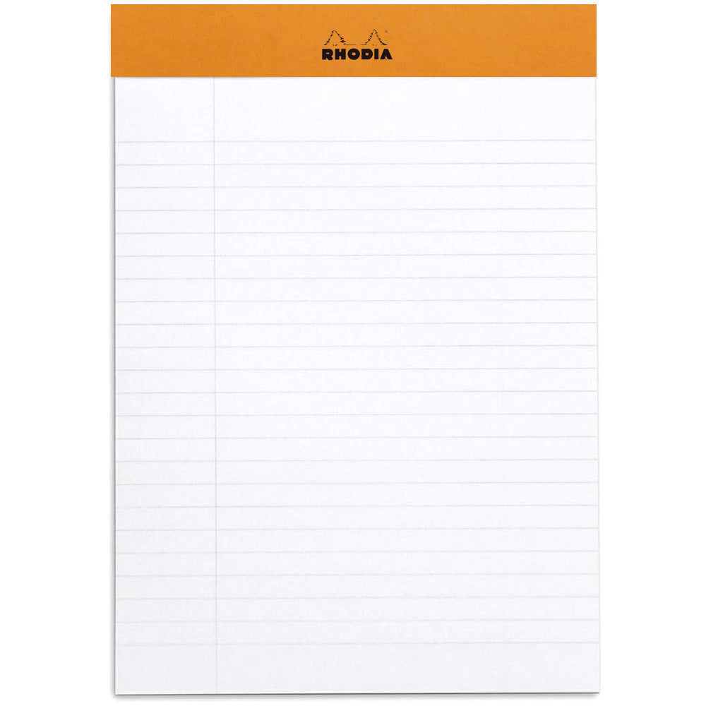 Rhodia Basics No.18 Çizgili Bloknot 90gr A4(210x297mm) 70 Yaprak Turuncu Kapak