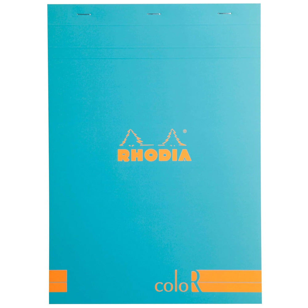 Rhodia Basics No.16 Çizgili Bloknot 90gr Ivory A4(210x297mm) 70 Yaprak Turquoise