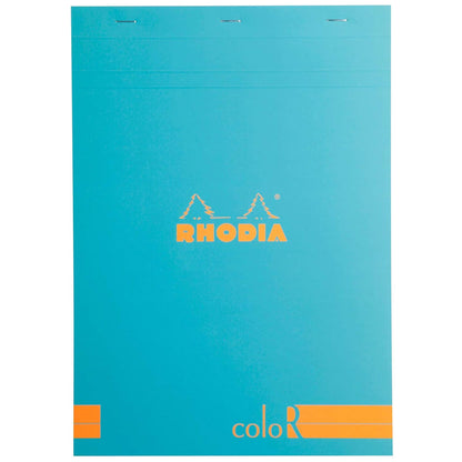 Rhodia Basics No.16 Çizgili Bloknot 90gr Ivory A4(210x297mm) 70 Yaprak Turquoise