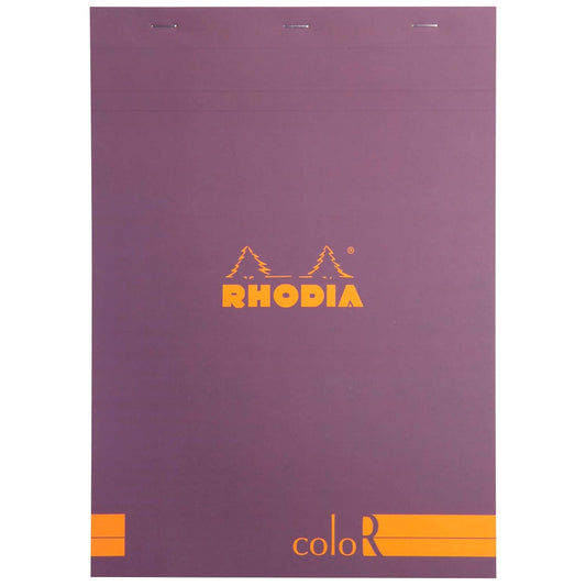 Rhodia Basics No.16 Çizgili Bloknot 90gr Ivory A4(210x297mm) 70 Yaprak Purple