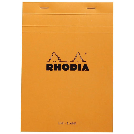 Rhodia Basics No.16 Çizgisiz Bloknot 80gr A5(148x210mm) 80 Yaprak Turuncu Kapak
