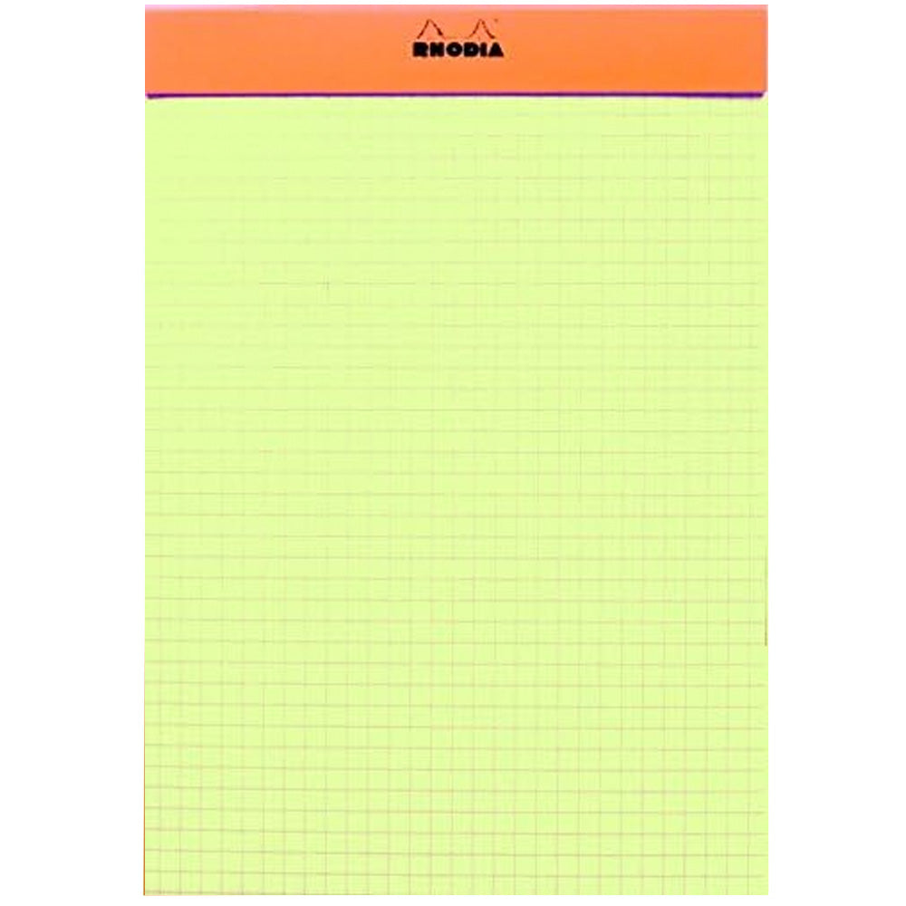Rhodia Basics No.16 Kareli Bloknot 80gr A5(148x210mm) 80 Sarı Yaprak Turuncu Kapak