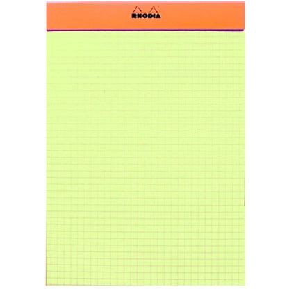 Rhodia Basics No.16 Kareli Bloknot 80gr A5(148x210mm) 80 Sarı Yaprak Turuncu Kapak
