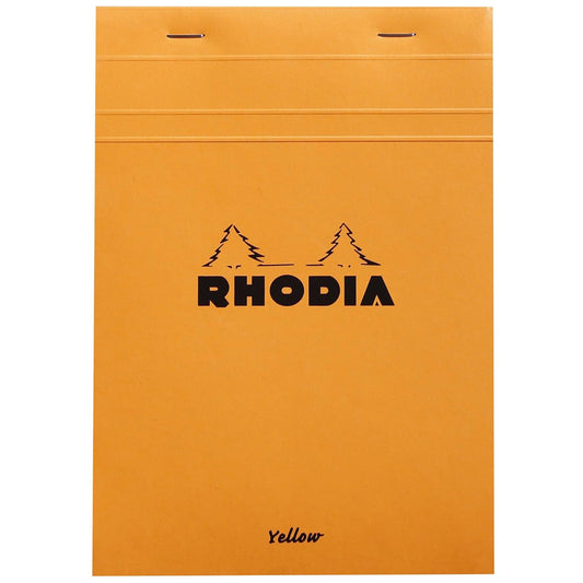 Rhodia Basics No.16 Kareli Bloknot 80gr A5(148x210mm) 80 Sarı Yaprak Turuncu Kapak