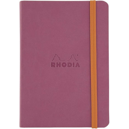 Rhodia Rhodiarama İtalyan Deri Lastikli Dot Defter 90gr A6(105x148mm) 72 Yaprak Lilac