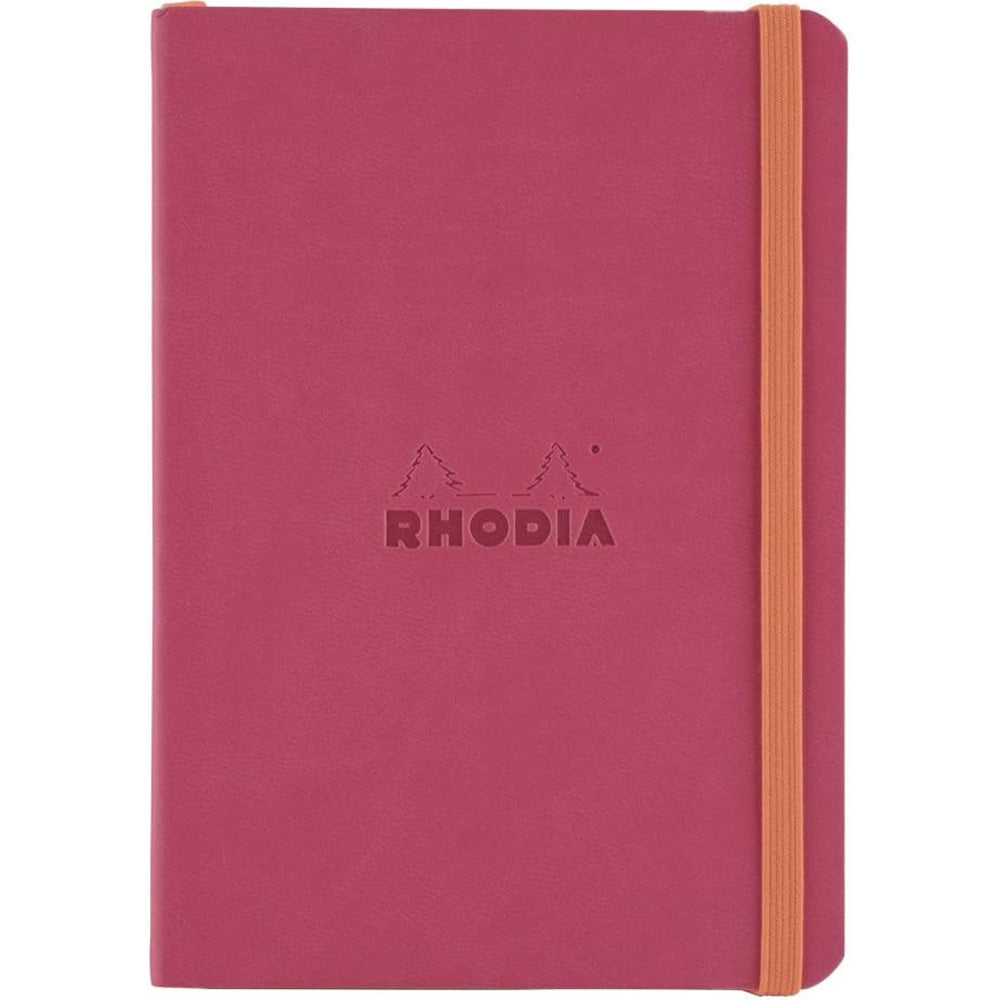 Rhodia Rhodiarama İtalyan Deri Lastikli Dot Defter 90gr A6(105x148mm) 72 Yaprak Franboise