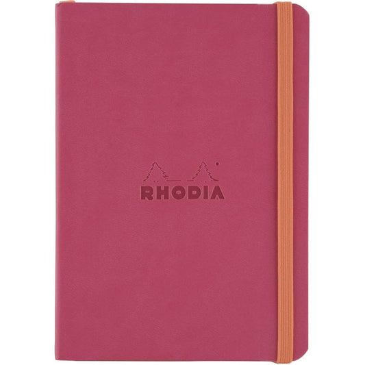 Rhodia Rhodiarama İtalyan Deri Lastikli Dot Defter 90gr A6(105x148mm) 72 Yaprak Franboise