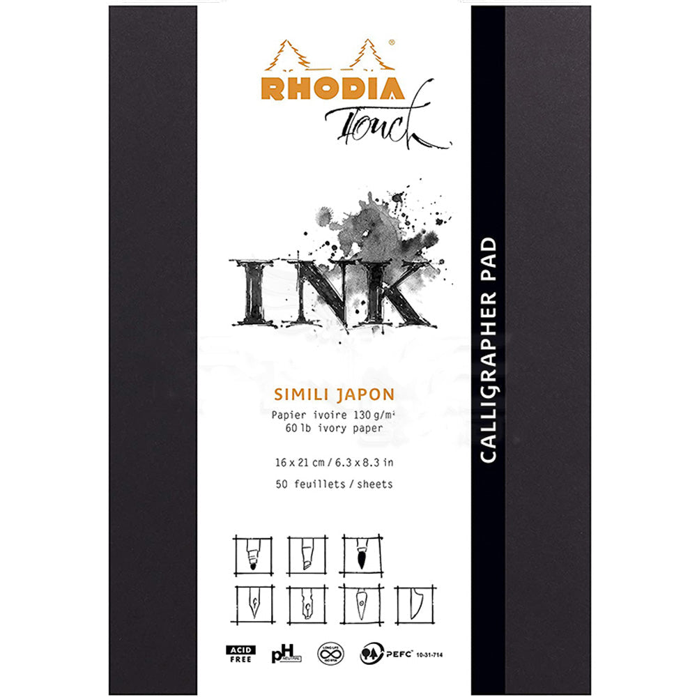 Rhodia Touch Calligraphy Pad A5+130gr 50 Yaprak