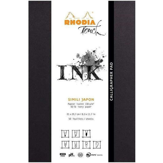 Rhodia Touch Calligraphy Pad A4+130gr 50 Yaprak