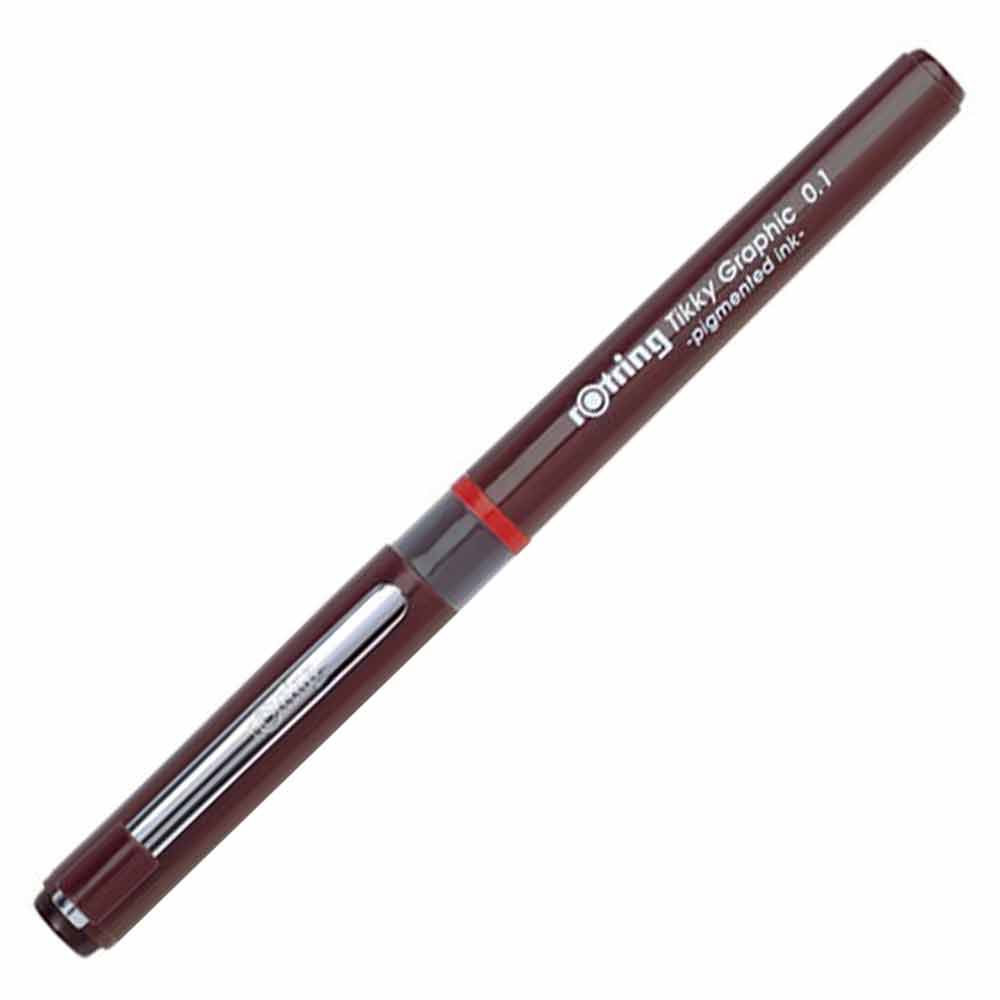Rotring Tikky Graphic Teknik Çizim Kalemi Siyah 0.1mm